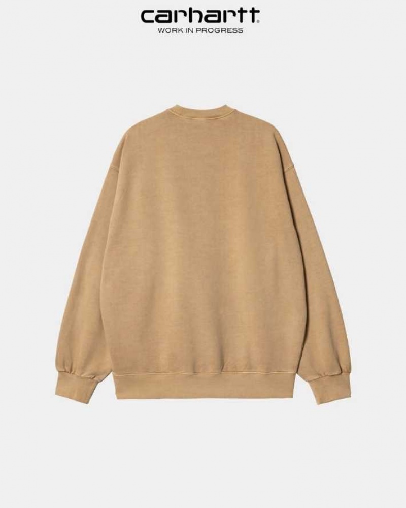 Marron Carhartt Wip Vista Sweatshirt - Danmark RYB-0189506