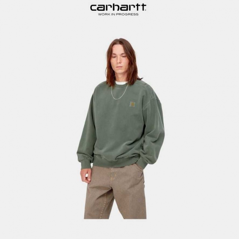 Boxwood Carhartt Wip Vista Sweatshirt - Danmark AHW-5218682