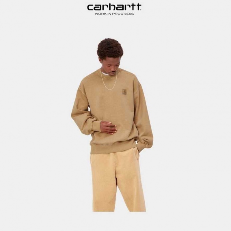 Marron Carhartt Wip Vista Sweatshirt - Danmark RYB-0189506