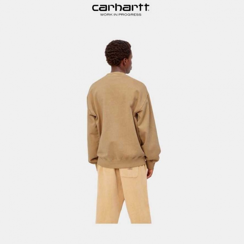 Marron Carhartt Wip Vista Sweatshirt - Danmark RYB-0189506