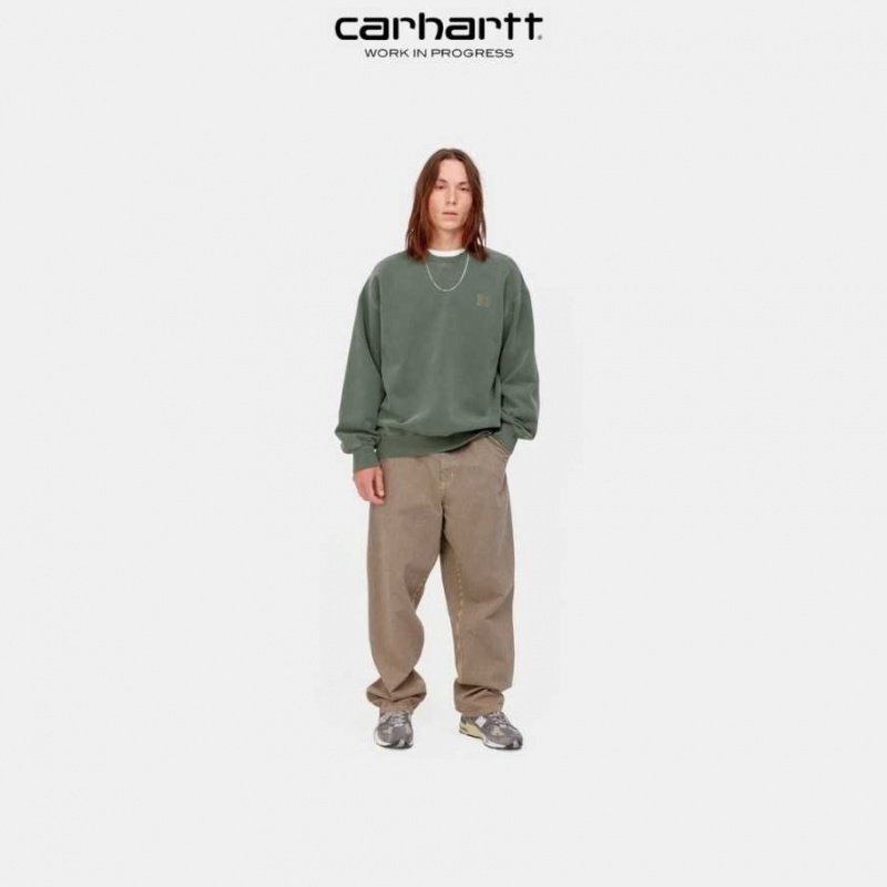 Boxwood Carhartt Wip Vista Sweatshirt - Danmark AHW-5218682