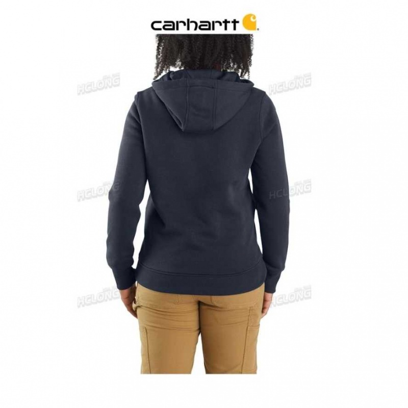 Bleu Marine Carhartt Relaxed Fit Midweight Sweatshirt Bleu - Danmark ANM-6626987