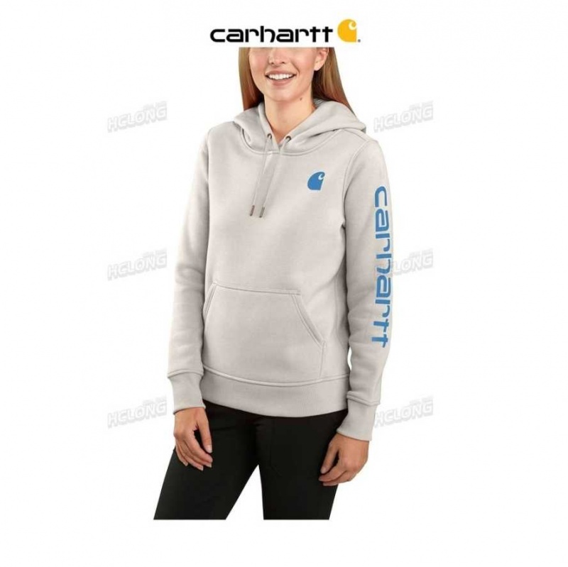 Malt Carhartt Relaxed Fit Midweight Logo Sleeve Graphique Sweatshirt - Danmark PBM-5096128