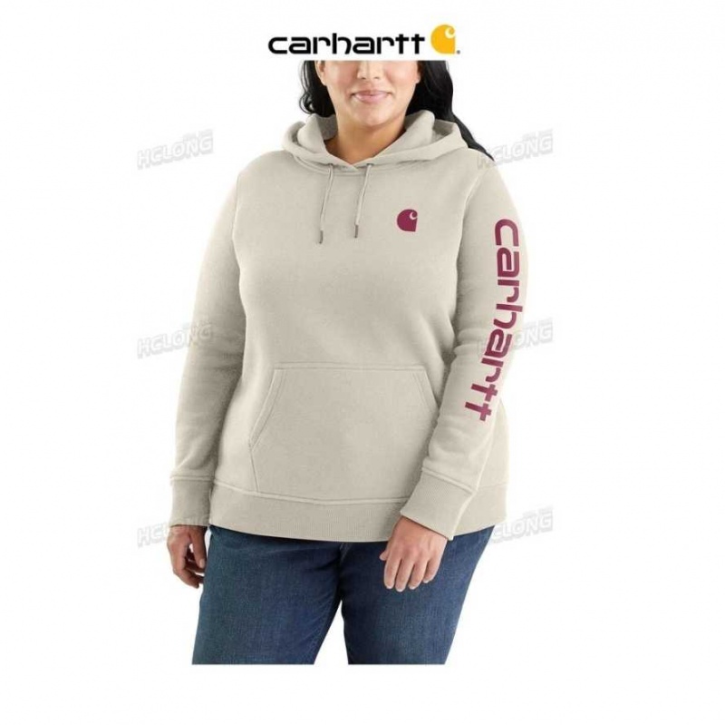 Malt Carhartt Relaxed Fit Midweight Logo Sleeve Graphique Sweatshirt - Danmark PBM-5096128