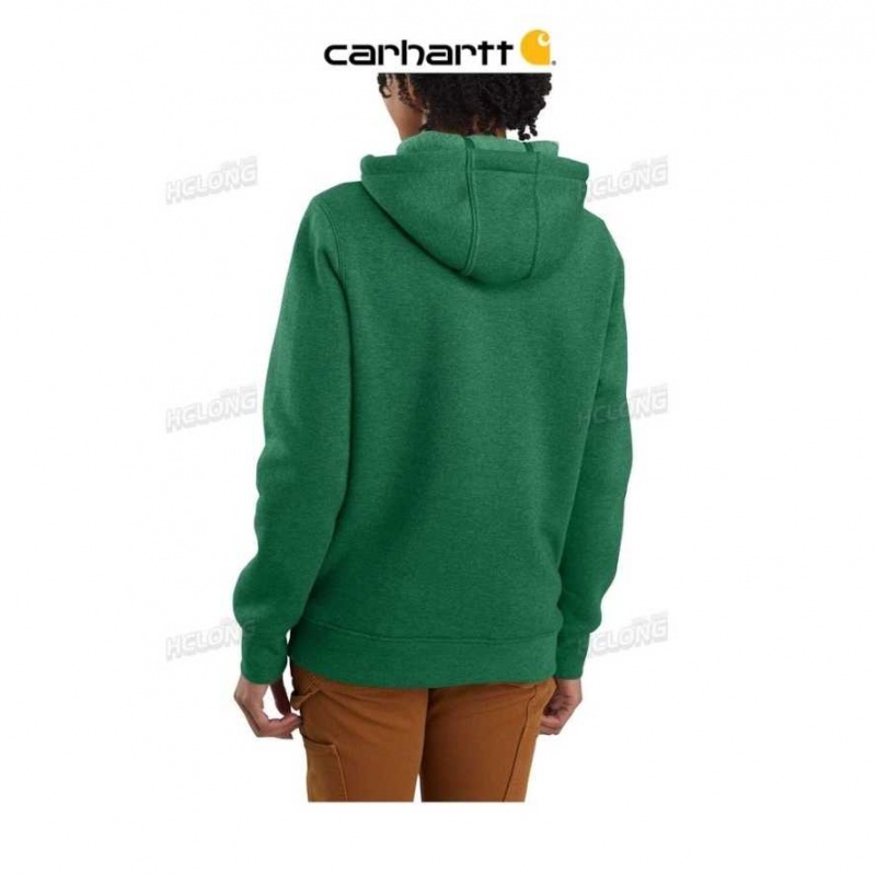 North Woods Heather Carhartt Relaxed Fit Midweight Logo Graphique Sweatshirt North Woods - Danmark WBD-1223882