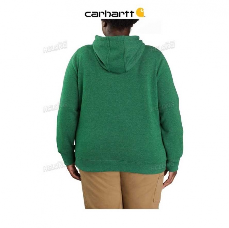 North Woods Heather Carhartt Relaxed Fit Midweight Logo Graphique Sweatshirt North Woods - Danmark WBD-1223882