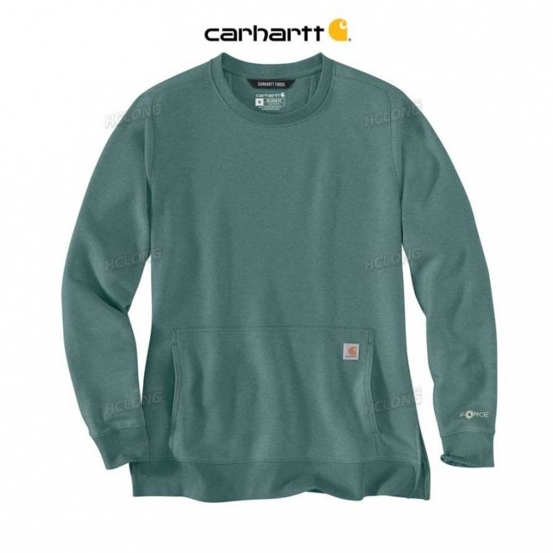 Vert Carhartt Force Relaxed Fit Legere Sweatshirt - Danmark AVZ-0948173