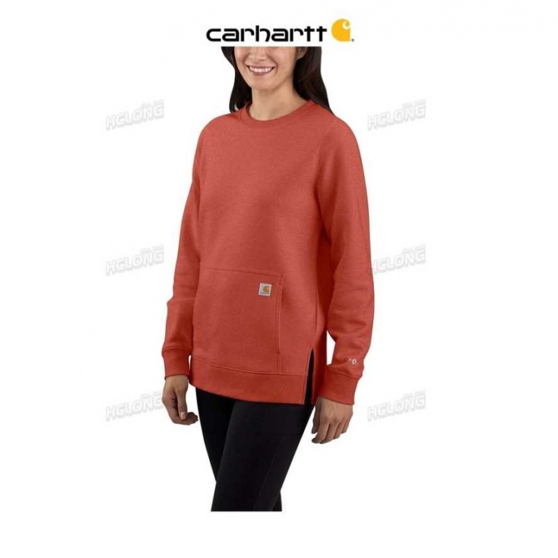 Orange Carhartt Force Relaxed Fit Legere Sweatshirt - Danmark SQT-6496187