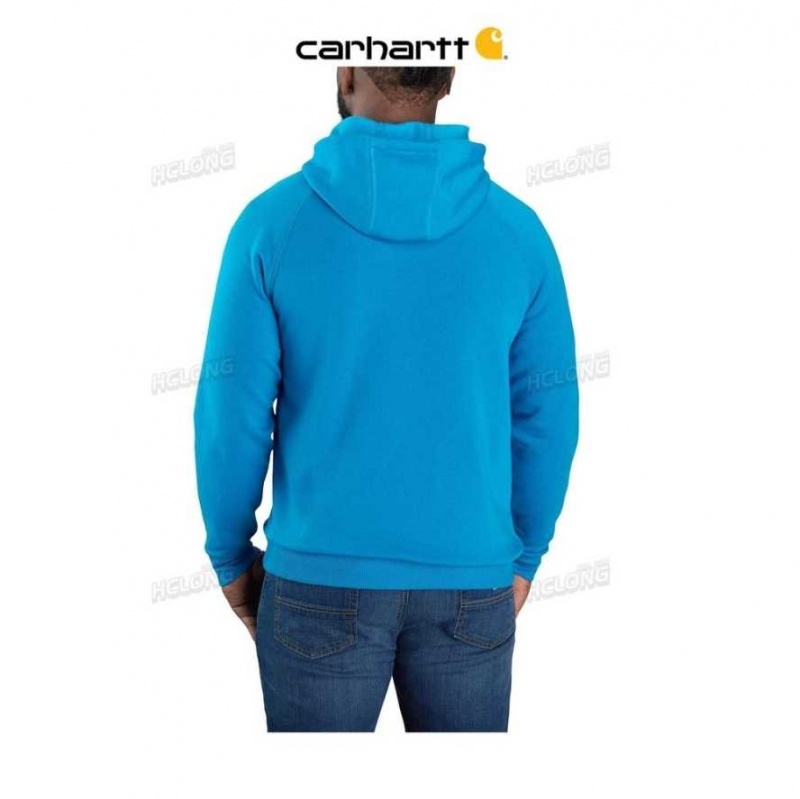 Bleu Carhartt Force Relaxed Fit Legere Logo Graphique Sweatshirt - Danmark MPC-2215268