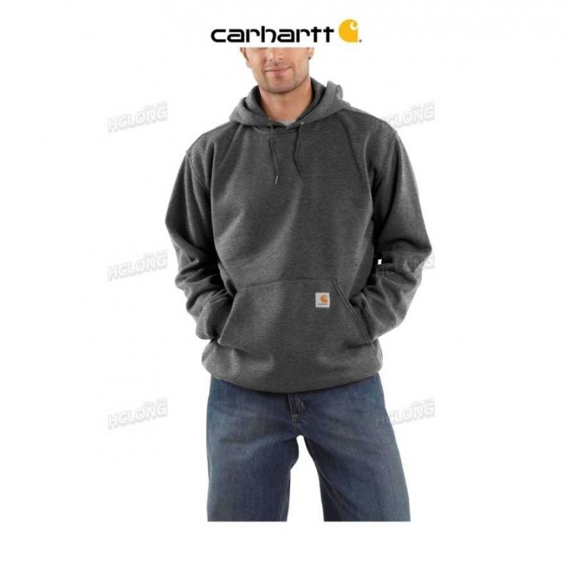 Carbon Heather Carhartt Loose Fit Midweight Sweatshirt Carbon - Danmark IFU-3714099