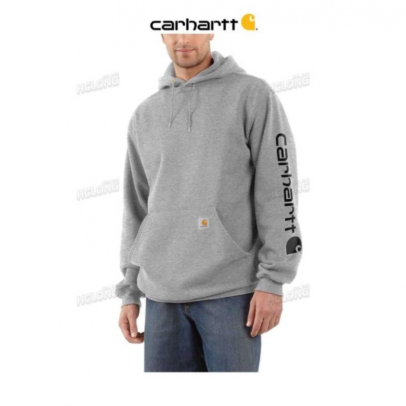 Noir Carhartt Loose Fit Midweight Logo Sleeve Graphique Sweatshirt - Danmark FAD-7660308