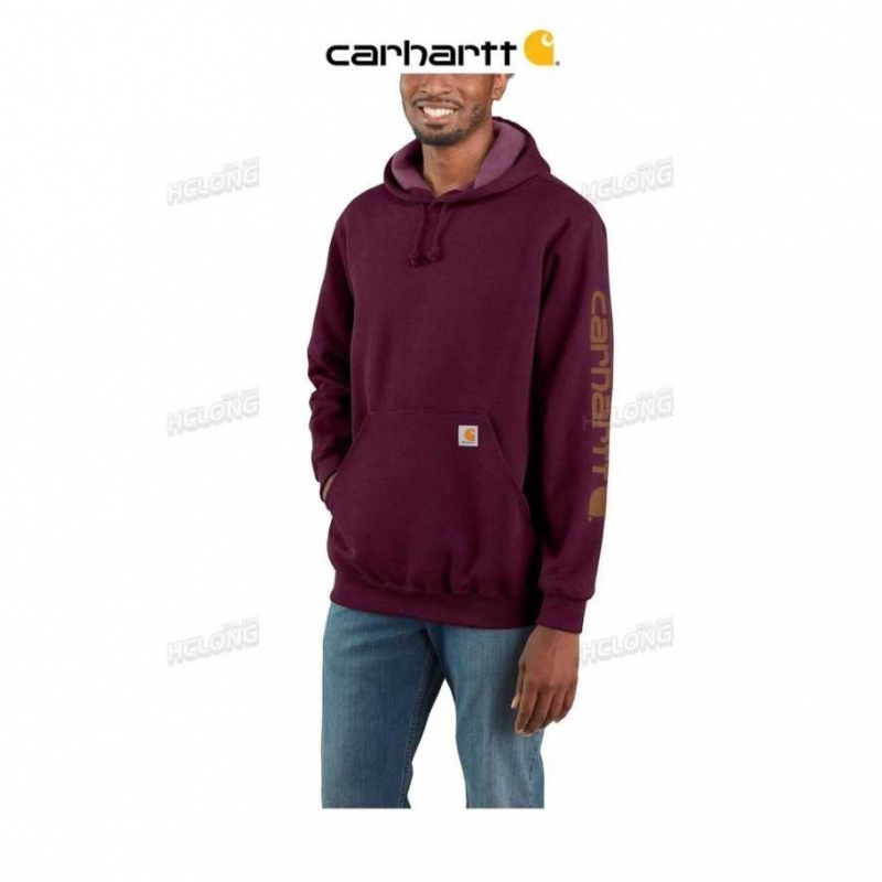 Port Carhartt Loose Fit Midweight Logo Sleeve Graphique Sweatshirt - Danmark EKG-4205426