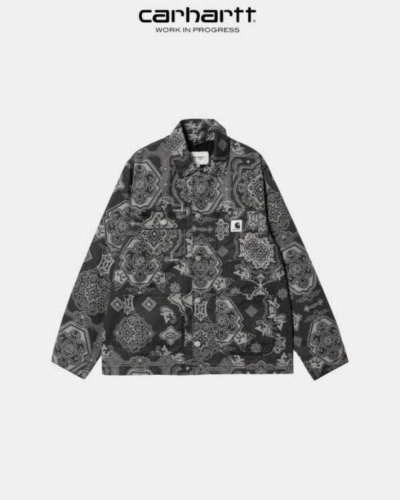 Noir Carhartt Wip Irving Coat - Danmark OSV-7509254