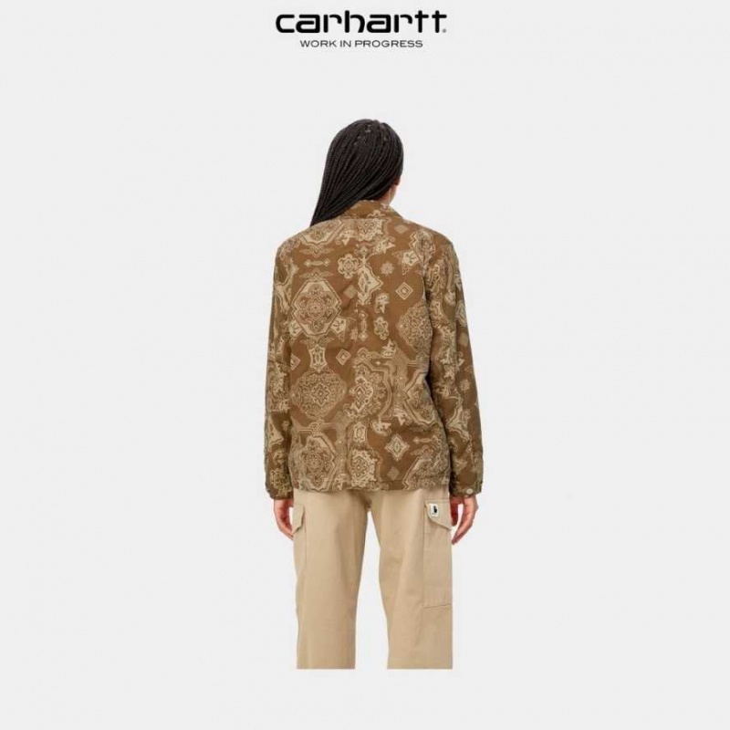 Marron Carhartt Wip Irving Coat - Danmark UYE-9894642