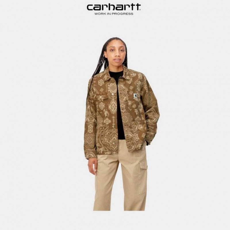 Marron Carhartt Wip Irving Coat - Danmark UYE-9894642