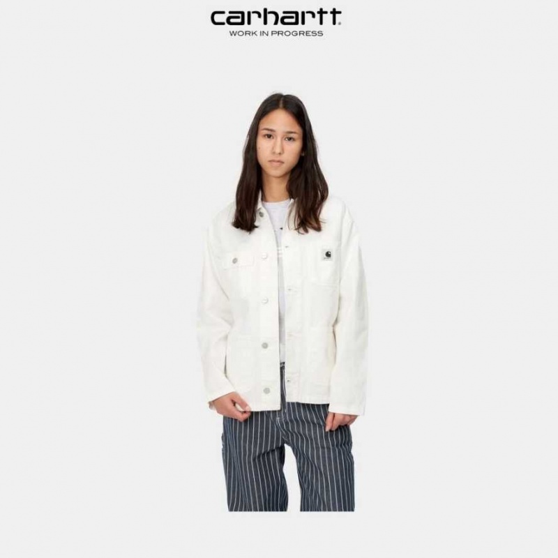 Off-White Carhartt Wip Michigan Chore Coat (Spring) - Danmark PQC-3440742