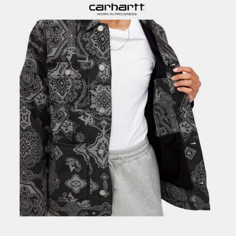 Noir Carhartt Wip Irving Coat - Danmark OSV-7509254