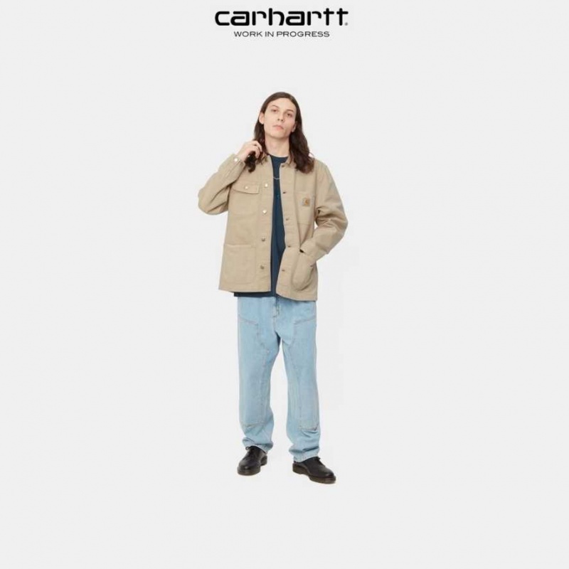 Marron Carhartt Wip Michigan Chore Coat (Spring) - Danmark ZCA-1271718