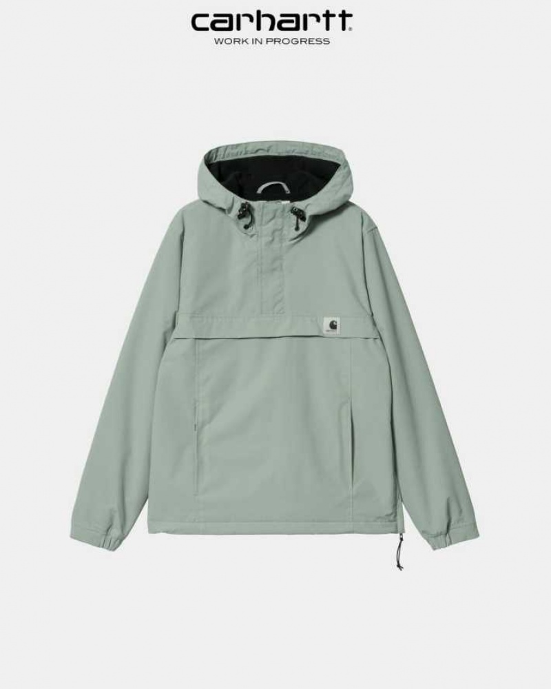 Misty Sage Carhartt Wip Nimbus Pullover (D'hiver) Misty - Danmark TGM-8726588