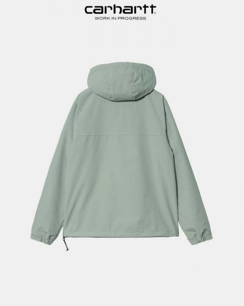 Misty Sage Carhartt Wip Nimbus Pullover (D'hiver) Misty - Danmark TGM-8726588