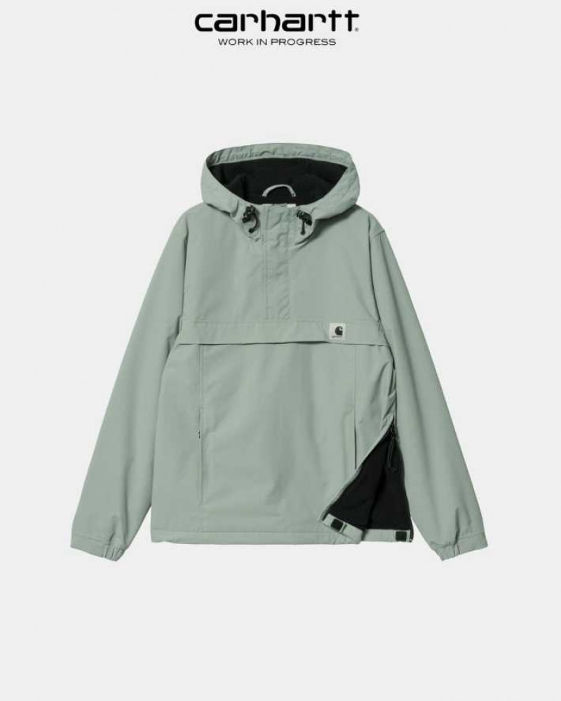 Misty Sage Carhartt Wip Nimbus Pullover (D'hiver) Misty - Danmark TGM-8726588