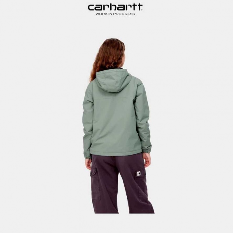 Misty Sage Carhartt Wip Nimbus Pullover (D'hiver) Misty - Danmark TGM-8726588