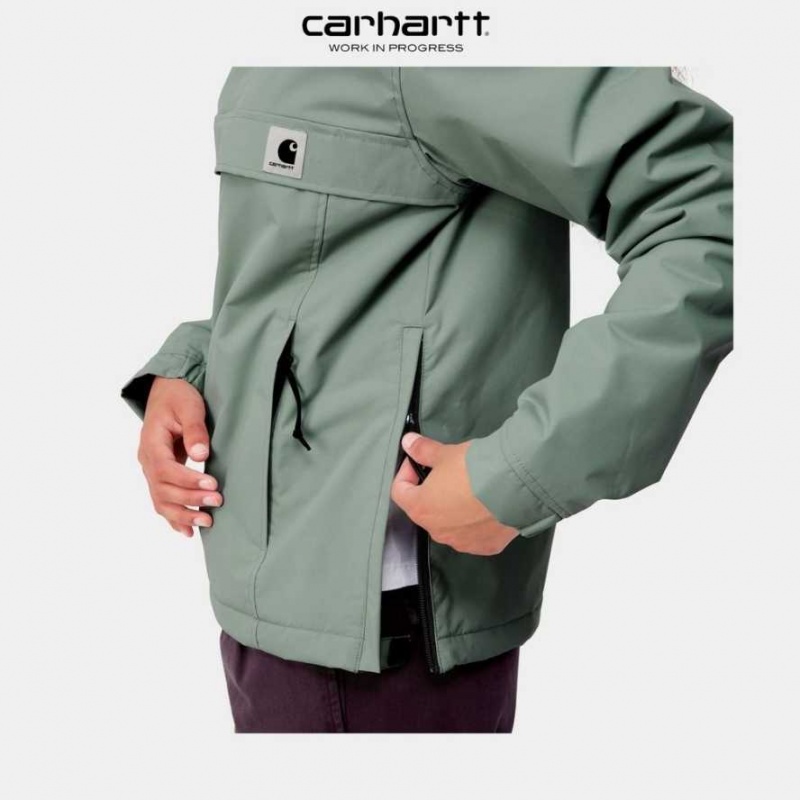 Misty Sage Carhartt Wip Nimbus Pullover (D'hiver) Misty - Danmark TGM-8726588