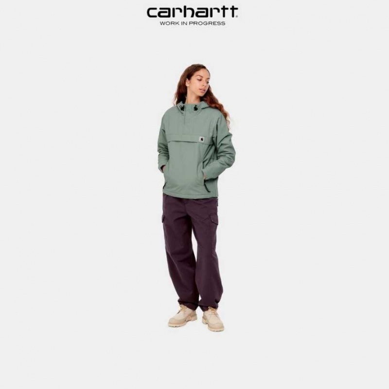 Misty Sage Carhartt Wip Nimbus Pullover (D'hiver) Misty - Danmark TGM-8726588