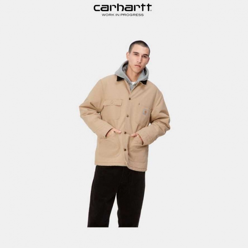 Marron Carhartt Wip OG Chore Coat (D'hiver) - Danmark GTS-6275078