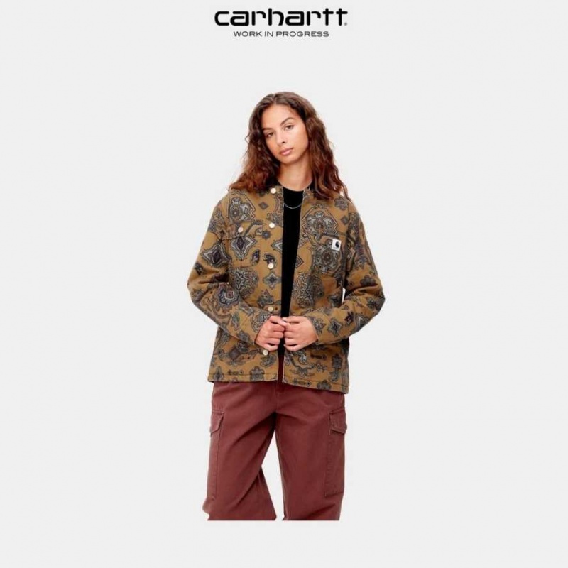 Marron Carhartt Wip Verse Irving Coat - Danmark HEP-2446121