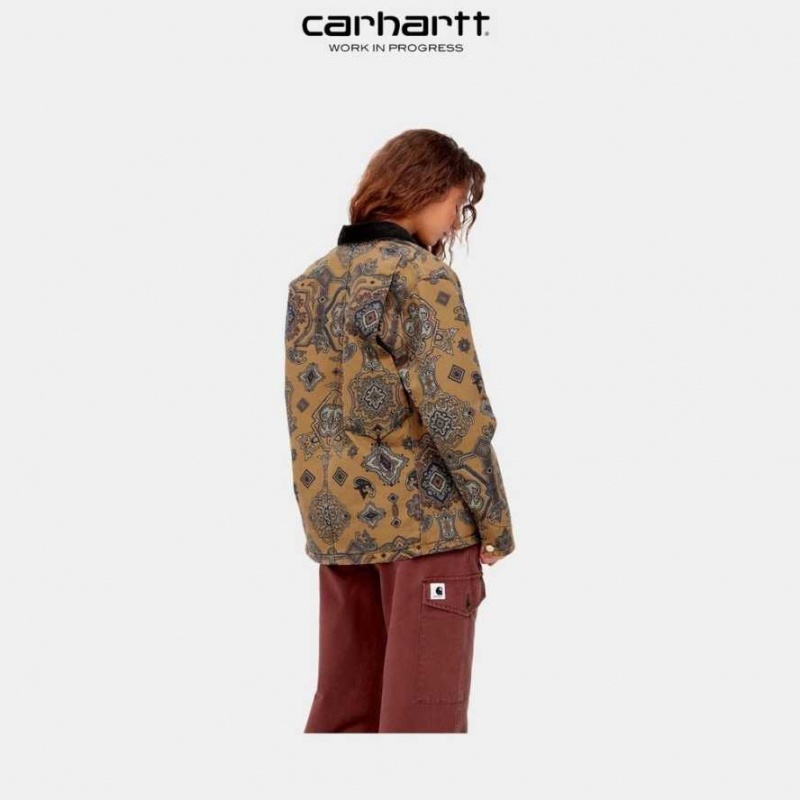 Marron Carhartt Wip Verse Irving Coat - Danmark HEP-2446121