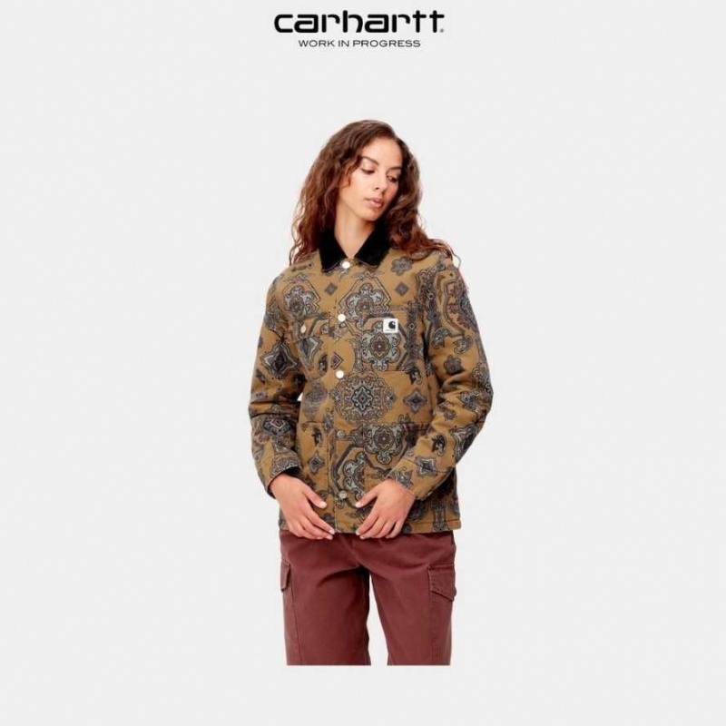 Marron Carhartt Wip Verse Irving Coat - Danmark HEP-2446121