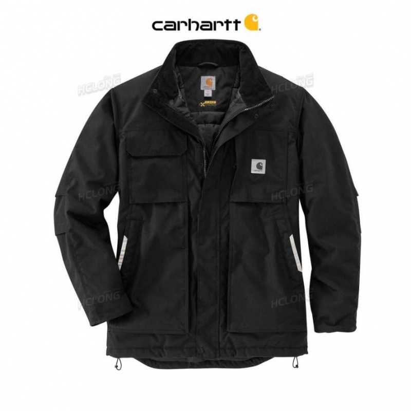 Noir Carhartt Yukon Extremes Full Swing Insulated Coat - Danmark LEP-9326588