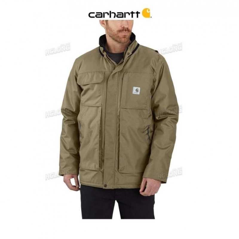 Vert Olive Carhartt Yukon Extremes Full Swing Insulated Coat Vert - Danmark ANI-2053104