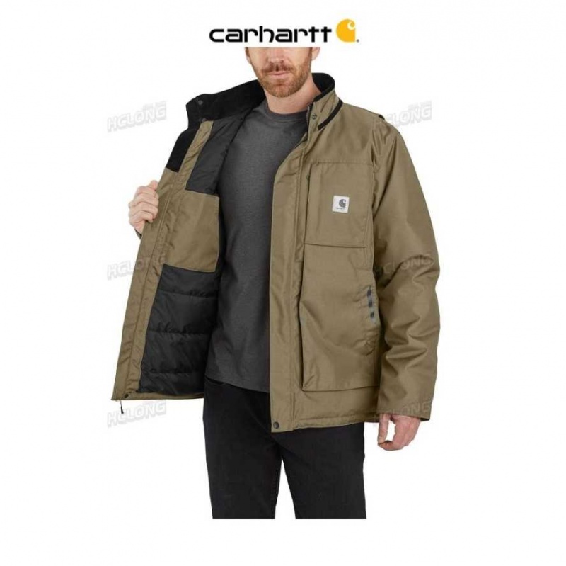 Vert Olive Carhartt Yukon Extremes Full Swing Insulated Coat Vert - Danmark ANI-2053104