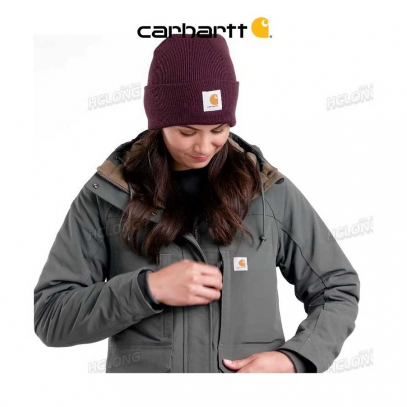 Noir Carhartt Super Dux Relaxed Fit Insulated Traditional Coat - 4 Extreme Warmth Rating - Danmark UVN-2098104