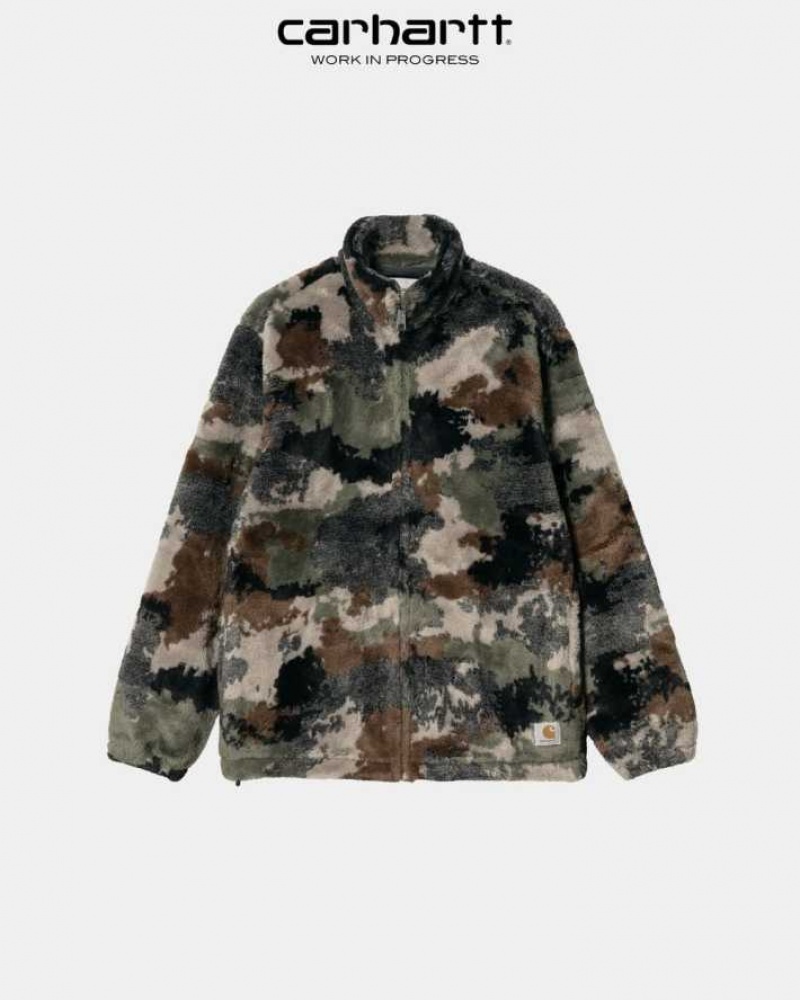 Woodland Trail Jacquard Carhartt Wip Plains Liner Woodland Trail - Danmark GED-2361329