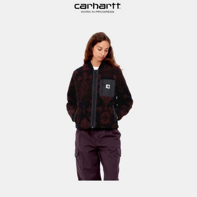 Bleu Marine Foncé Carhartt Wip Janet Liner Bleu Marine - Danmark PUB-8561271