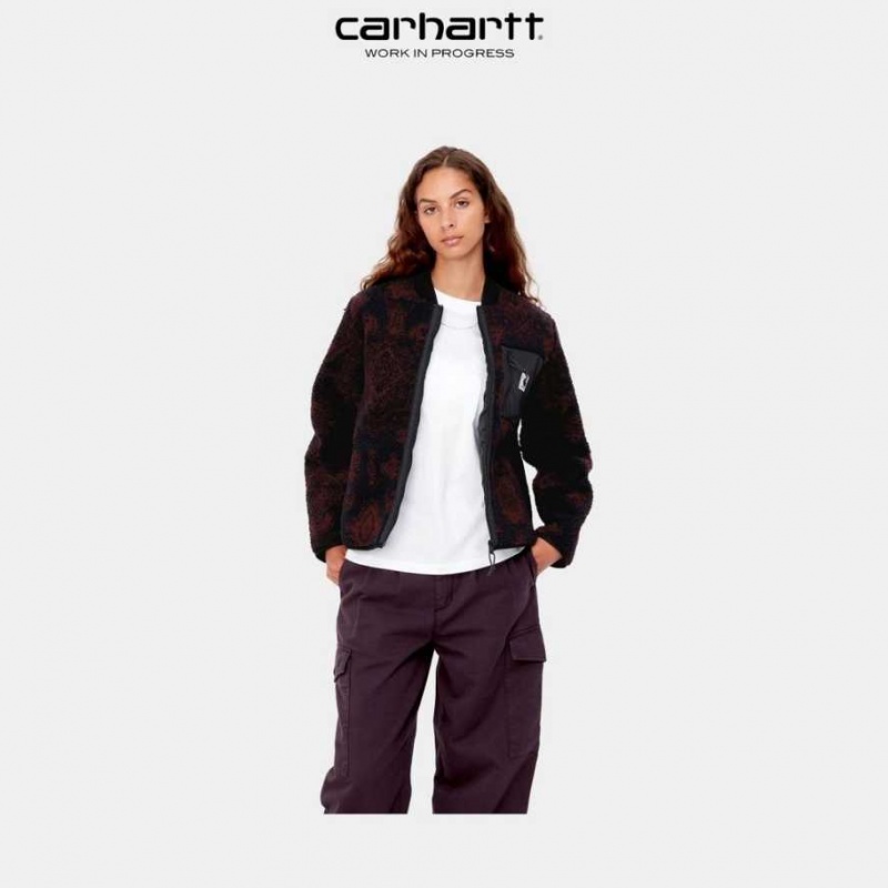 Bleu Marine Foncé Carhartt Wip Janet Liner Bleu Marine - Danmark PUB-8561271