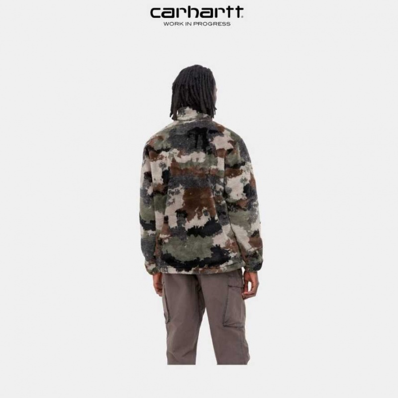 Woodland Trail Jacquard Carhartt Wip Plains Liner Woodland Trail - Danmark GED-2361329