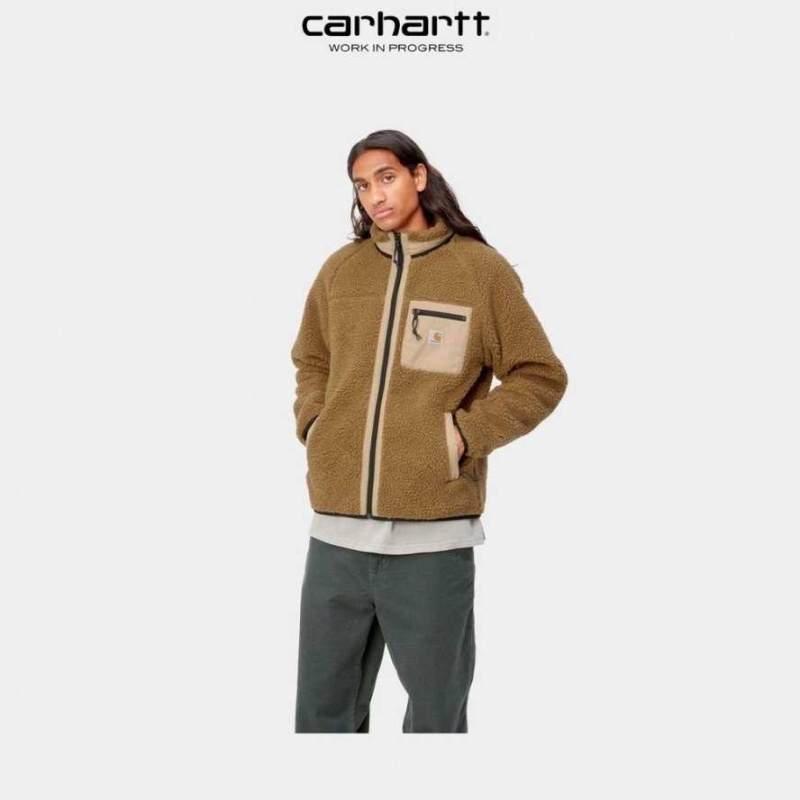 Marron Marron Carhartt Wip Prentis Liner Marron - Danmark IUB-2972206