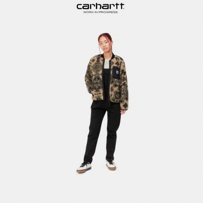 Marron Carhartt Wip Janet Liner - Danmark SFA-3628080