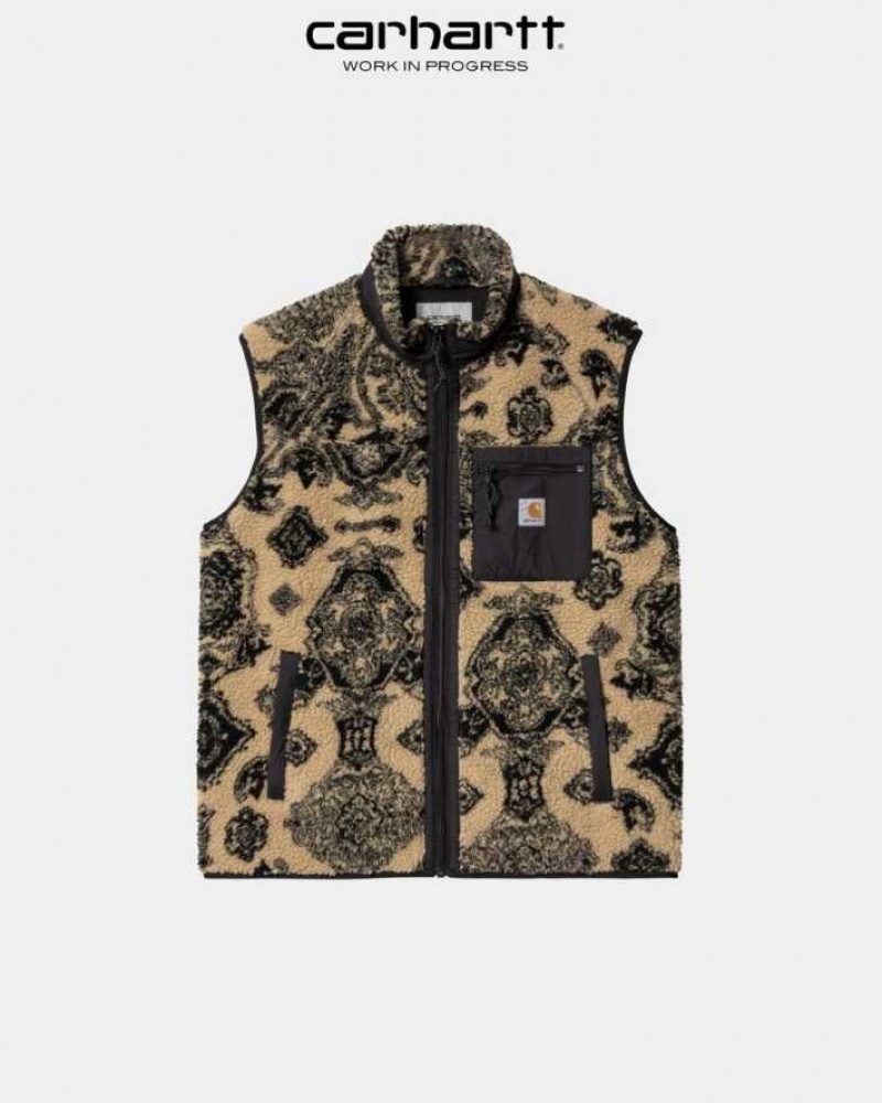 Marron Carhartt Wip Prentis Vest Liner - Danmark BNO-5910275