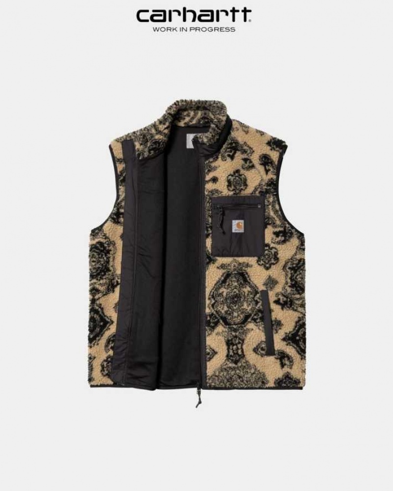 Marron Carhartt Wip Prentis Vest Liner - Danmark BNO-5910275