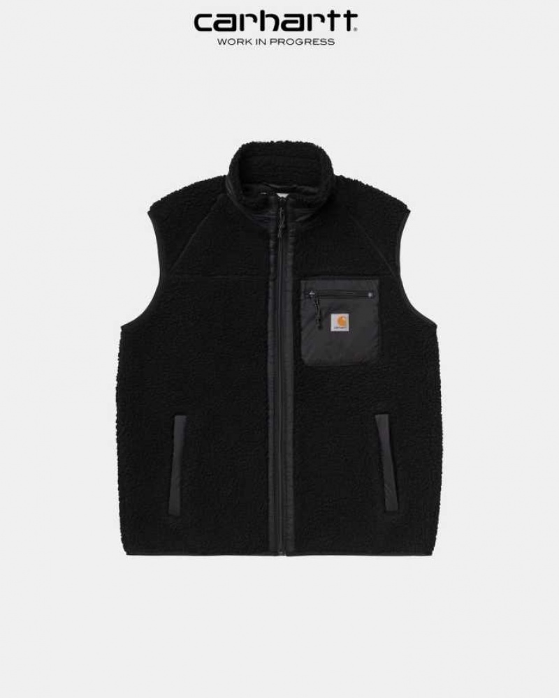 Noir Carhartt Wip Prentis Vest Liner - Danmark UFF-8292658