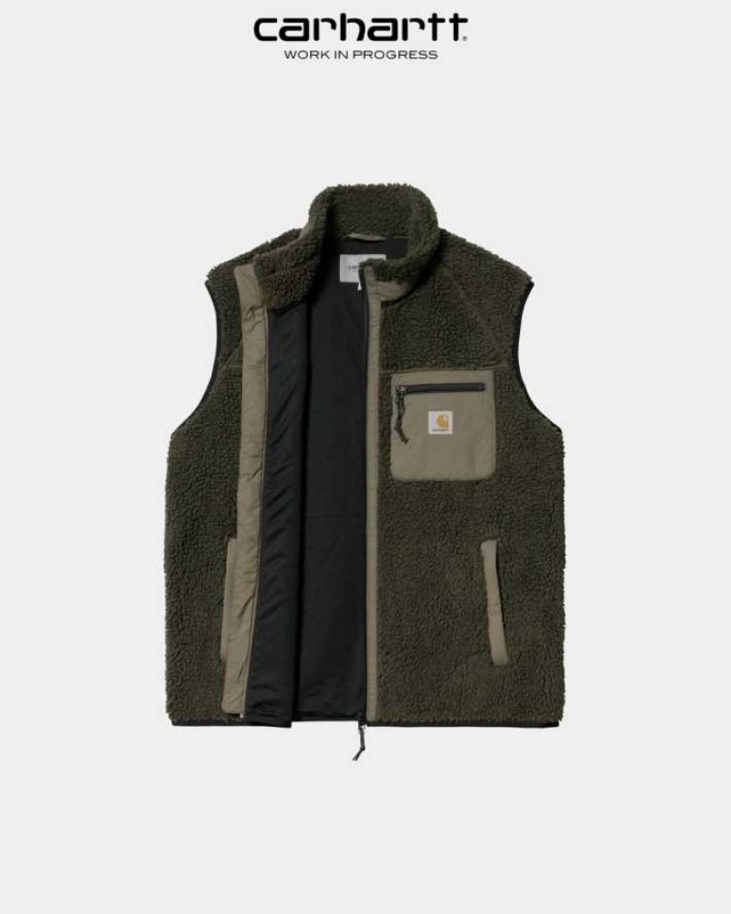 Cypress / Seaweed Carhartt Wip Prentis Vest Liner Cypress / - Danmark LRV-8392693