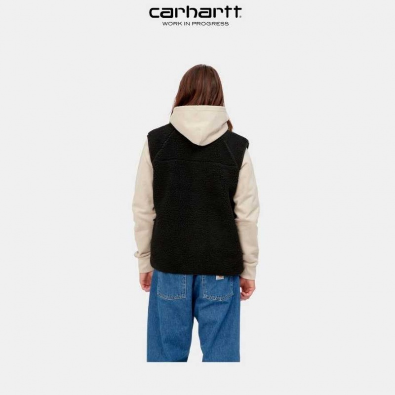 Noir Carhartt Wip Prentis Vest Liner - Danmark UFF-8292658