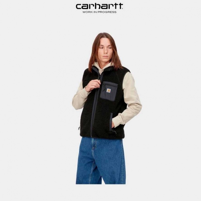 Noir Carhartt Wip Prentis Vest Liner - Danmark UFF-8292658