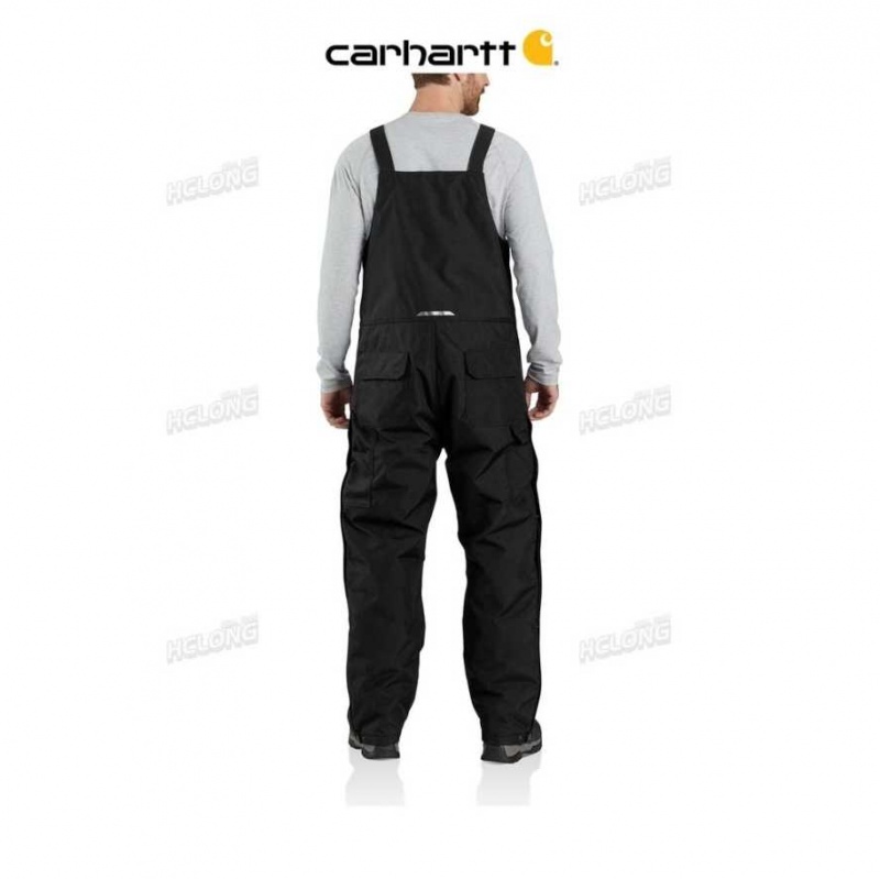 Noir Carhartt Yukon Extremes Loose Fit Insulated Biberall - Danmark VAE-3471175