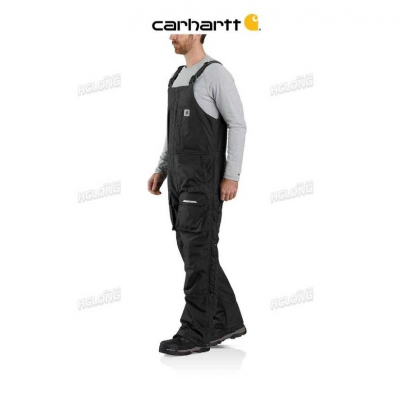 Noir Carhartt Yukon Extremes Loose Fit Insulated Biberall - Danmark VAE-3471175